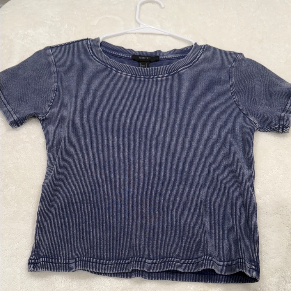 Forever 21 Denim Blue Tee